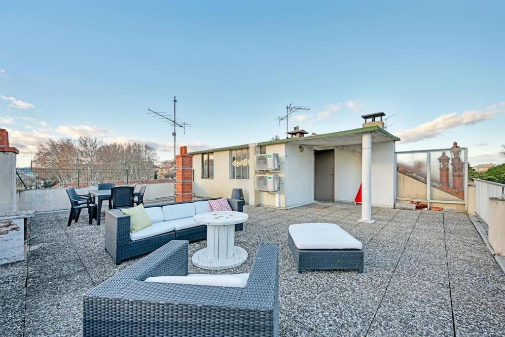 The Rooftop - Ac Clim - Wi-Fi - Parking Gratuit Dans La Rue Avignon Extérieur photo